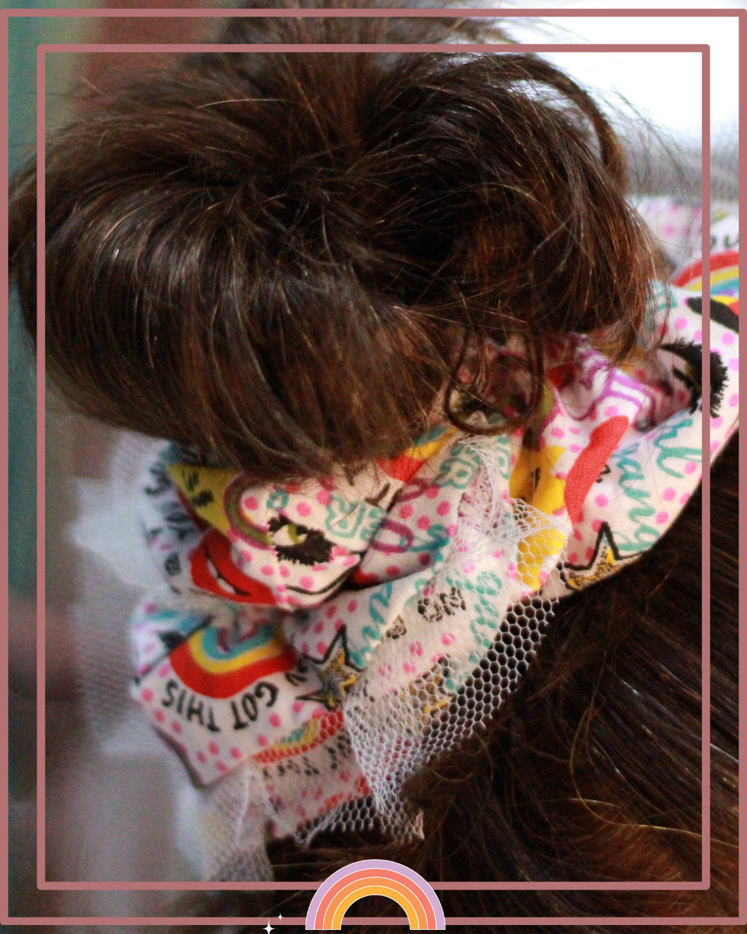 Scrunchie Cherry-Bomb #TULLE