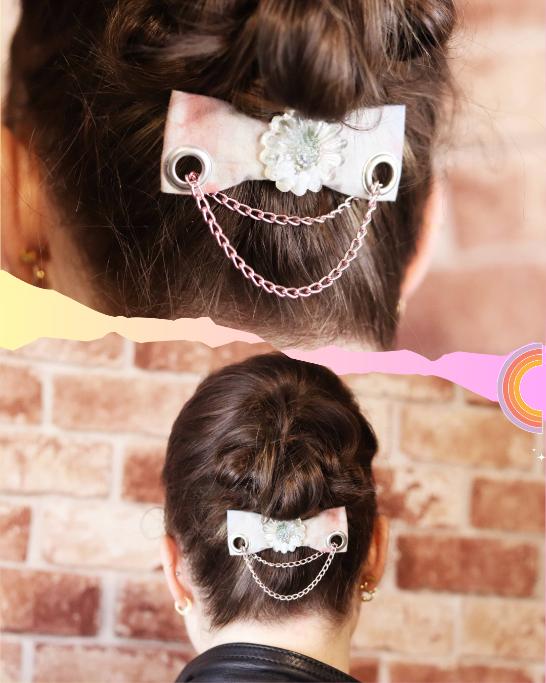 !SOLDE! Bowhair Lismore (UPCYCLED){TIEDYE}