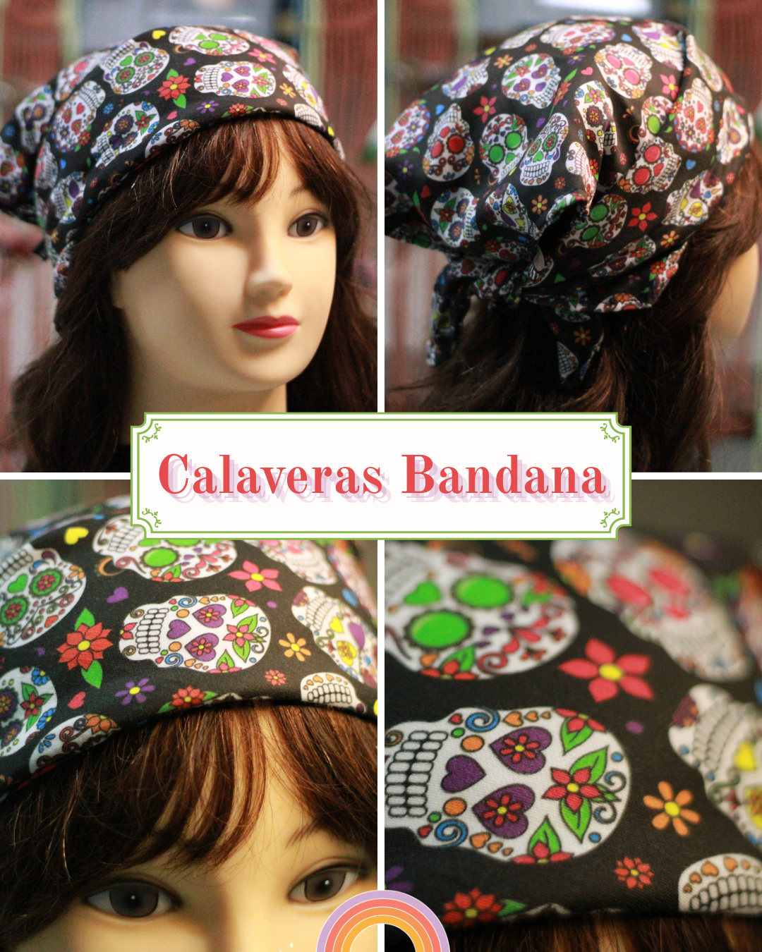 Bandana Calaveras -OPTION MATCHY MINI-