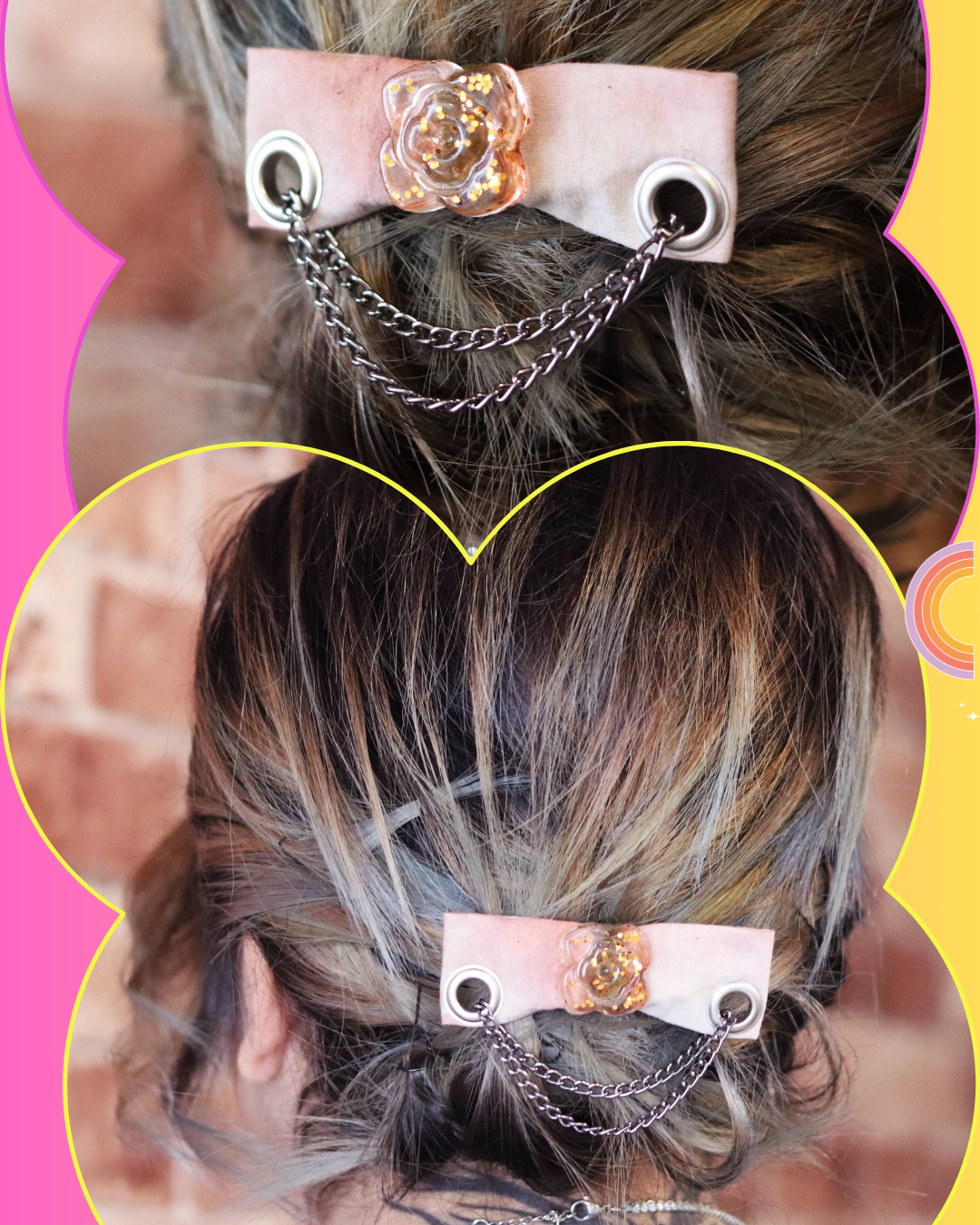 !SOLDE! Bowhair Lismore (UPCYCLED){TIEDYE}