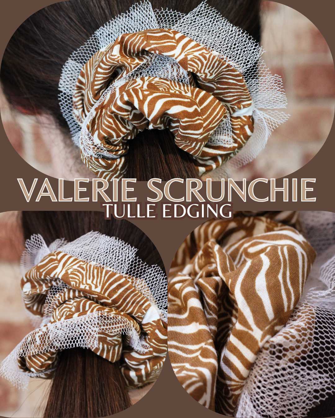 Scrunchie Valerie #TULLE