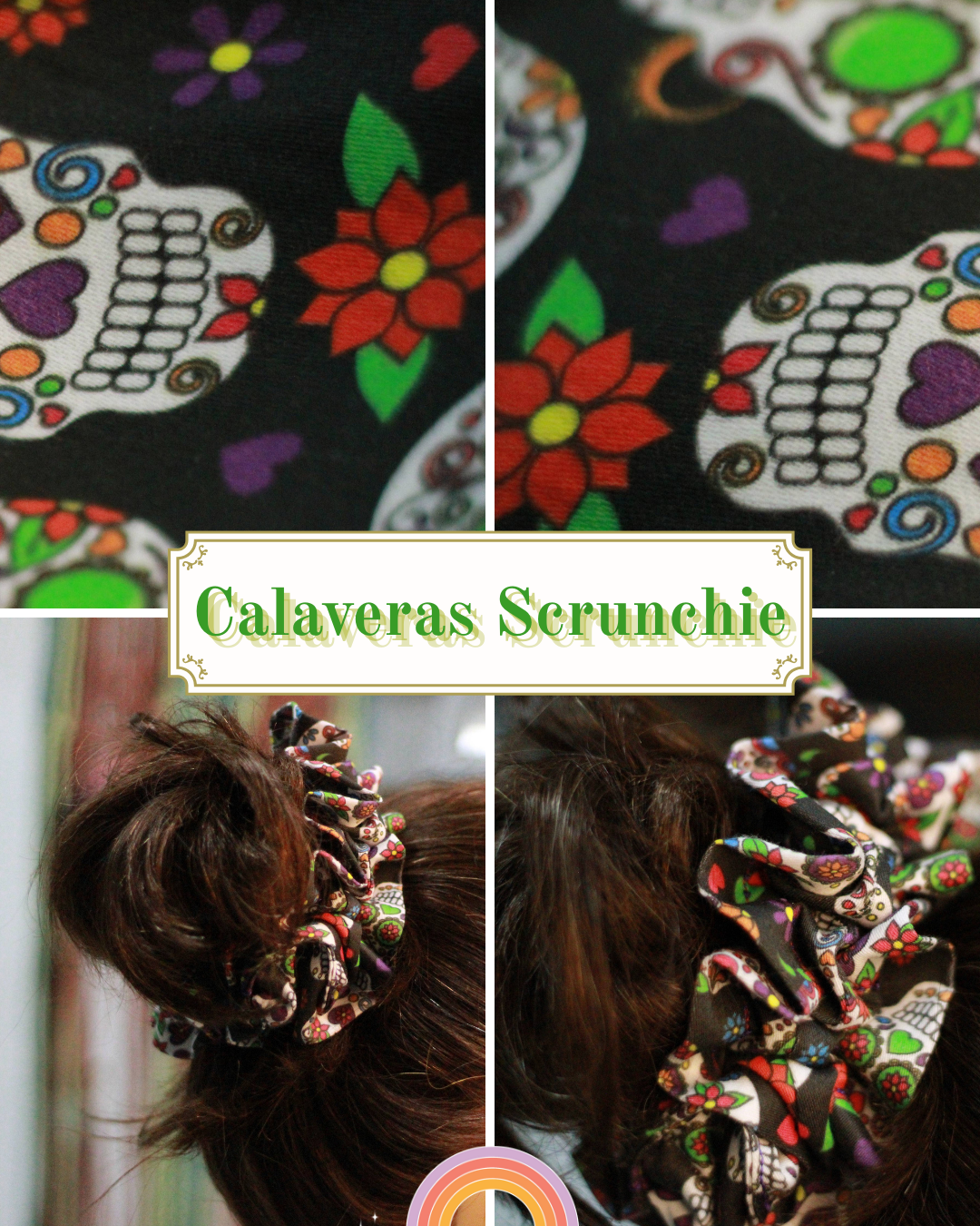 Scrunchie Calaveras
