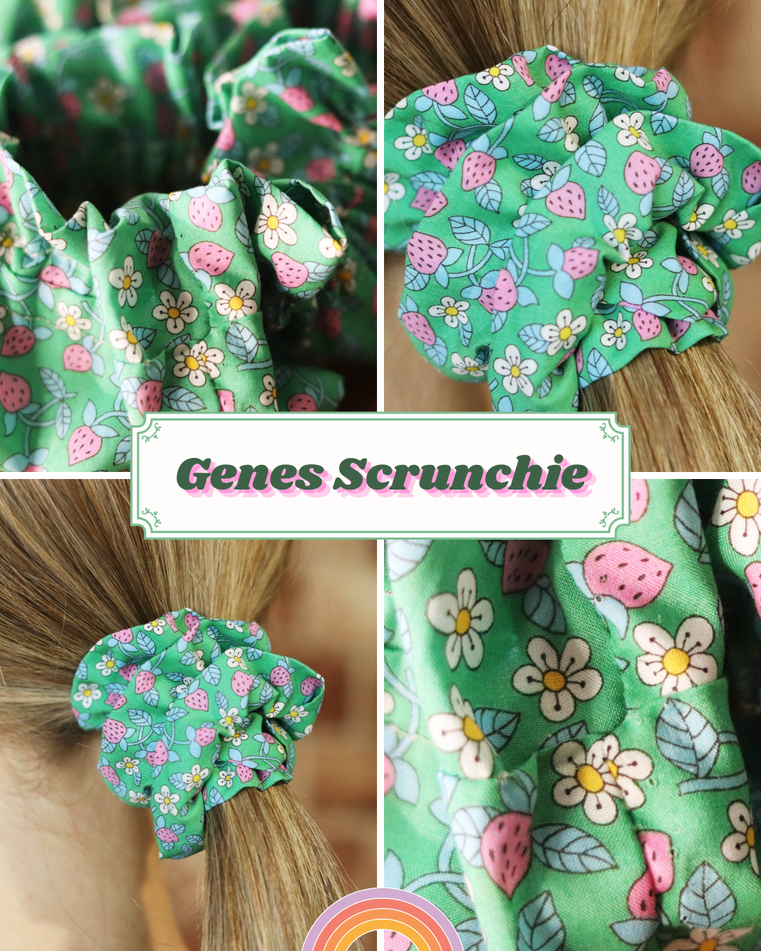!SOLDE! Scrunchie Genes #BUTTERFLY