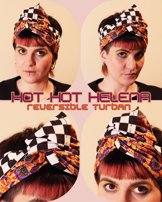 Turban Hot Hot Helena |REVERSIBLE|